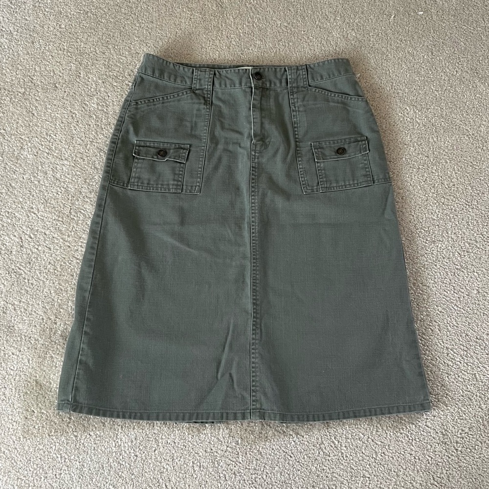 GAP denim midi skirt